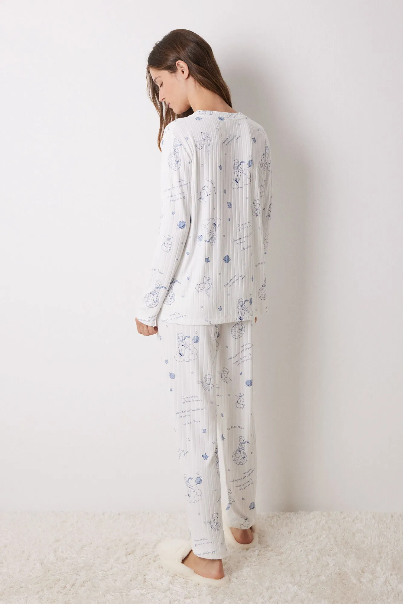 ÒThe Little PrinceÓ super soft ribbed long pajamas