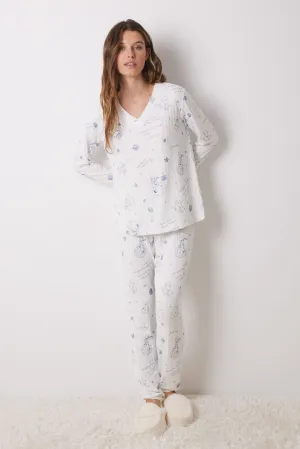 ÒThe Little PrinceÓ super soft ribbed long pajamas