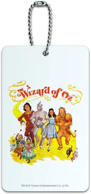The Wizard of Oz Yellow Brick Road Luggage Card Suitcase Carry-On ID Tag