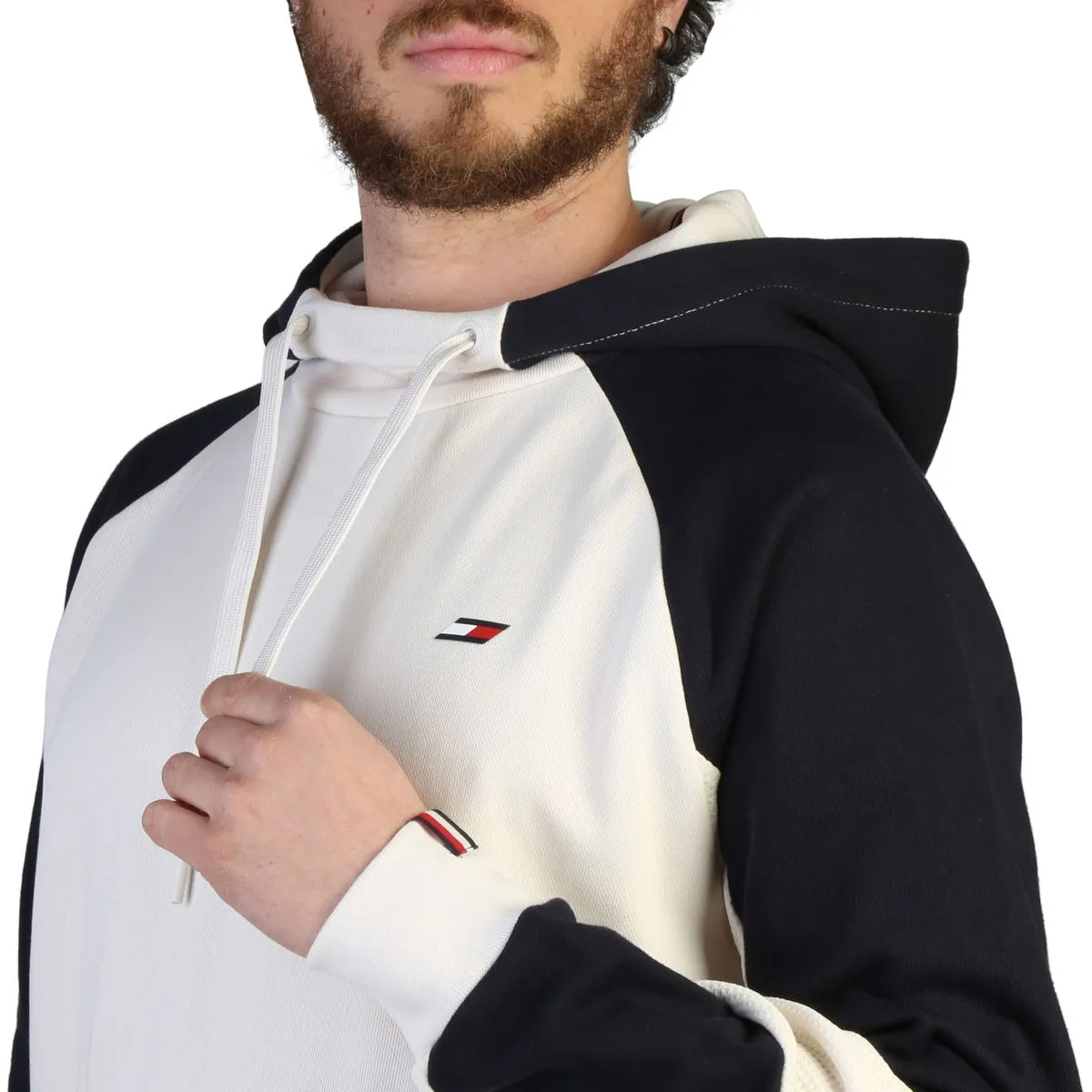 Tommy Hilfiger Colorblock Mix Media Hoodie