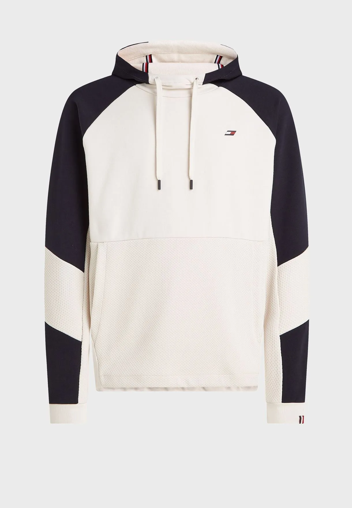 Tommy Hilfiger Colorblock Mix Media Hoodie