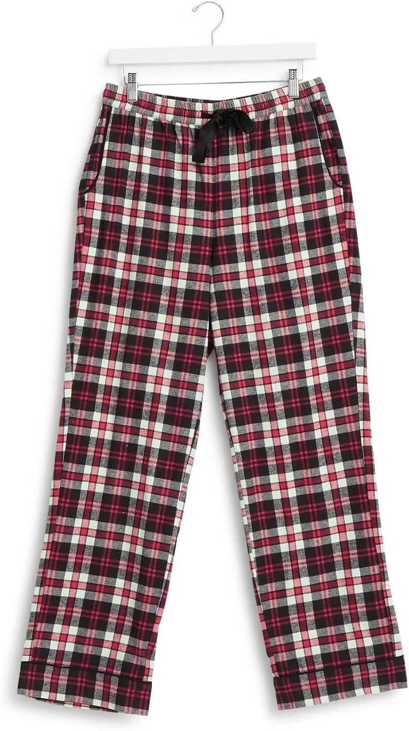 Vera Bradley Women's Cotton Flannel Pajama Pants with Pockets (Extended Size Range)