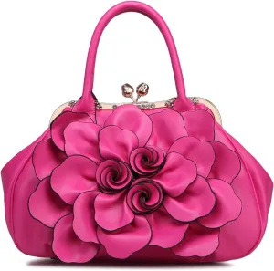 Veroders Women Evening Bags Floral Novelty Handbags Clutches Chain Strap Shoulder Bag Wristlet Handbag Wedding Party Purse