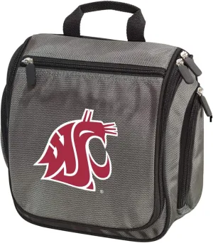 Washington State University Toiletry Bags or Mens WSU Shaving Kits HANGABLE Travel Bag
