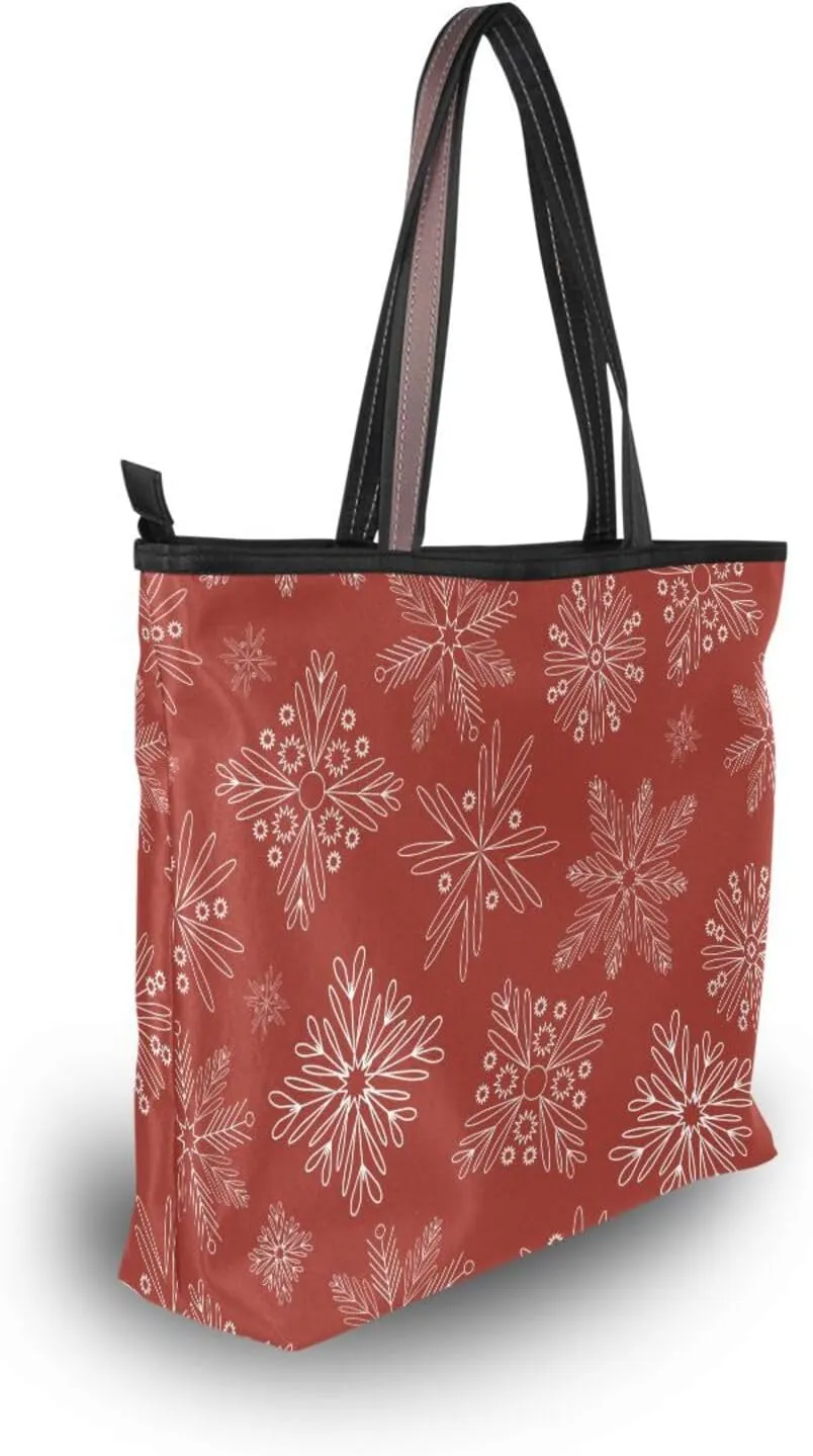 WIHVE Women's Handbag Tote Bag WTop Handle Shoulder Bag for Ladies (Large)