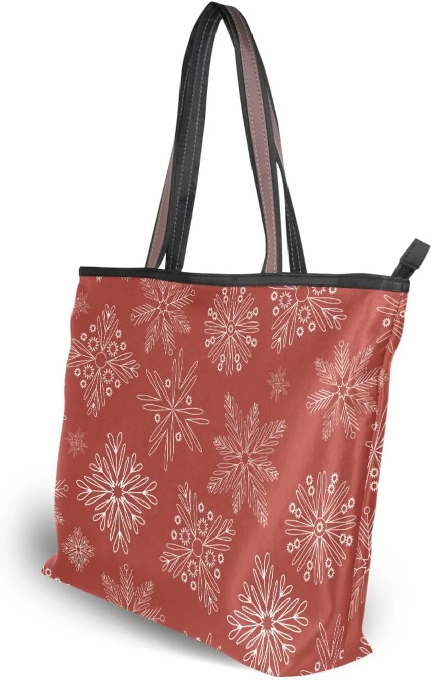 WIHVE Women's Handbag Tote Bag WTop Handle Shoulder Bag for Ladies (Large)