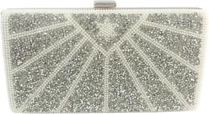 Women Evening Bag Rhinestone Silver Gold Clutches Ladies Banquet Wedding Dinner Long Purse Female Handbag For Walks