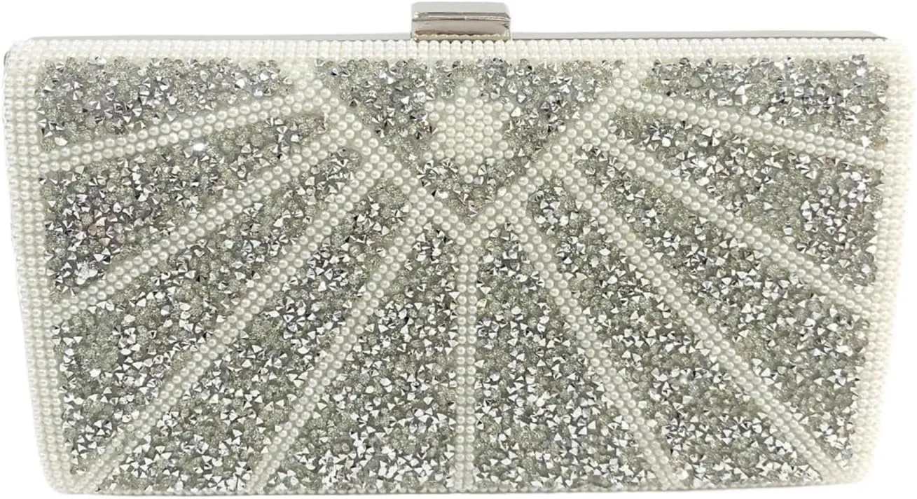 Women Evening Bag Rhinestone Silver Gold Clutches Ladies Banquet Wedding Dinner Long Purse Female Handbag For Walks