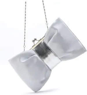 Women Pu Bow Evening Bag Hand Purse for Women Female Evening Bag Clutches for Women Dinner Bag Lady