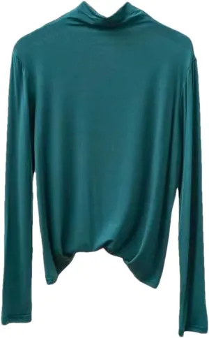 Women Winter Basic Tshirt Turtleneck Long Sleeve Shirt Casual Tees Shirts Solid Slim Basic Undershirt