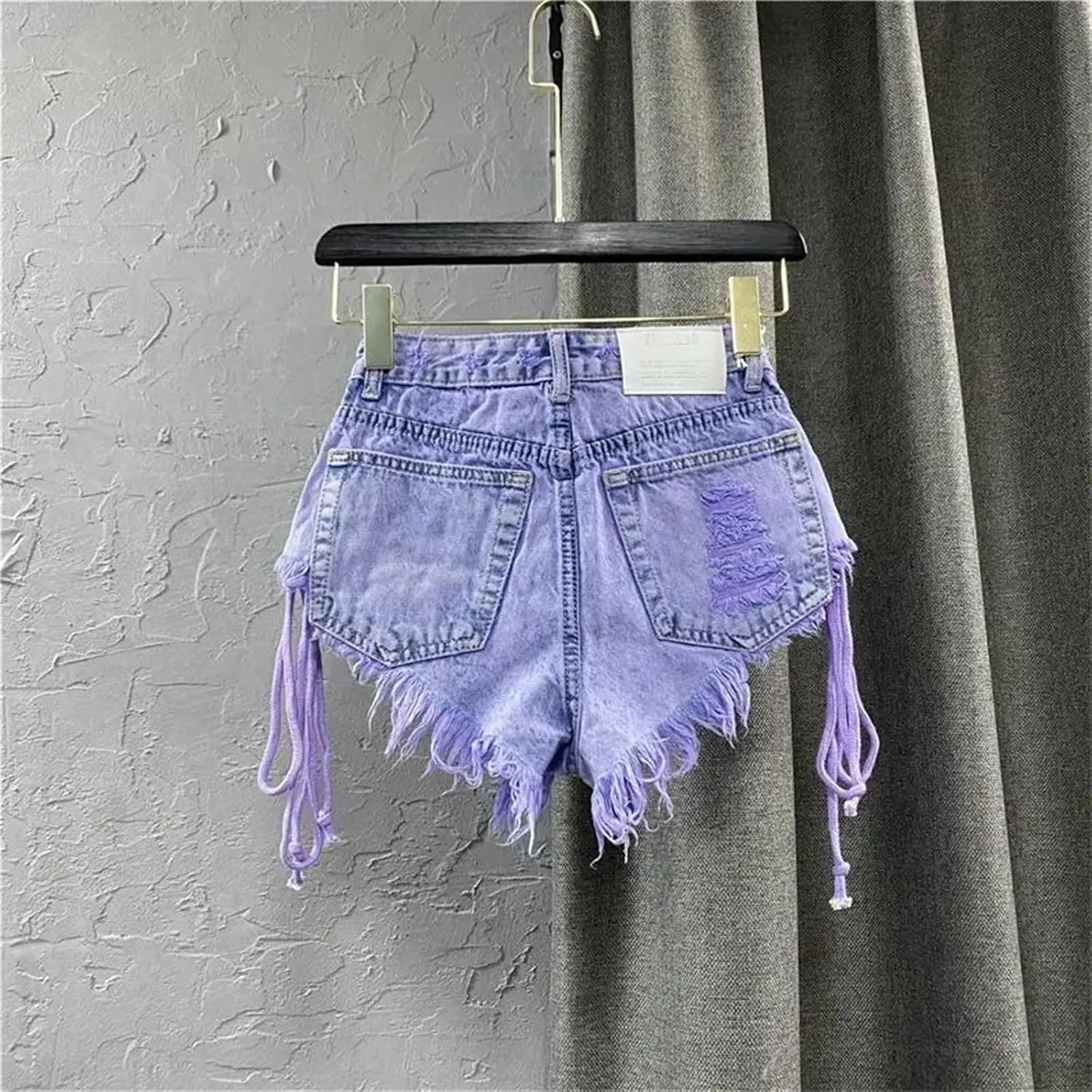 Womens Denim Hot Pants Spring Summer Low Waist Slim Fit Nightclub Sexy Streetwear
