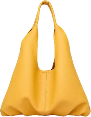 Womens Hobo Bag Large Capacity Shoulder Bag Vegan Leather Handbag Casual Top Handle Bag for Work