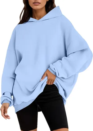 Womens Oversized Hoodies Teen Girls Long Sleeve Hooded Pullover Sweatshirts 2025 Trendy Fall Winter Outfits with Pocket
