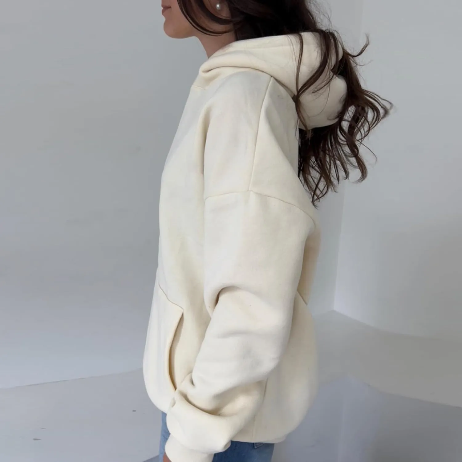 Y2k Hoodies Teen Girls Oversized Graphic Sweatshirt Women Long Sleeve Pullover Top Embroidery Preppy Sweater